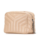 サンローラン ルル ボーリング ショルダーバッグ 454317 ベージュ レザー レディース SAINT LAURENT 【中古】